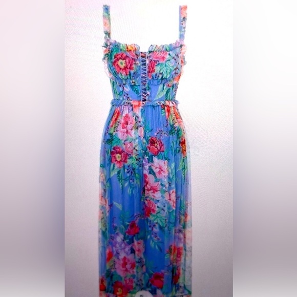 Zimmermann Pants - Zimmermann Bellitude Corset Jumpsuit Floral